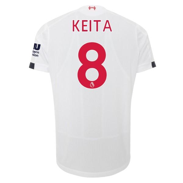 Camiseta Liverpool NO.8 Keita 2ª Kit 2019 2020 Blanco